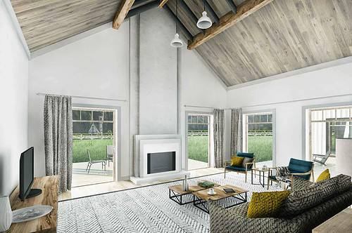Truoba Class 216 house plan living room