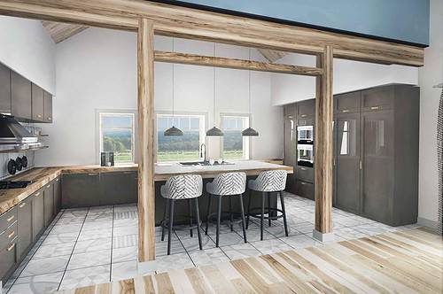 Truoba Class 216 house plan kitchen