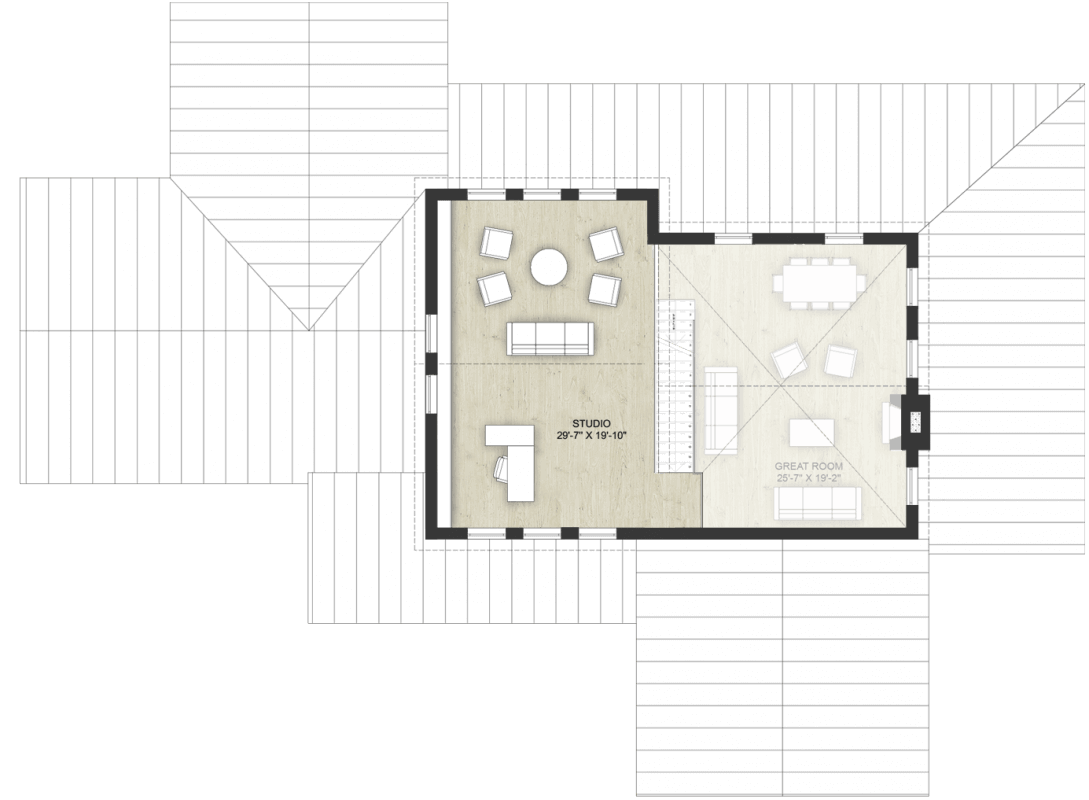 Truoba Class 316 house plan, secon floor house floor plan