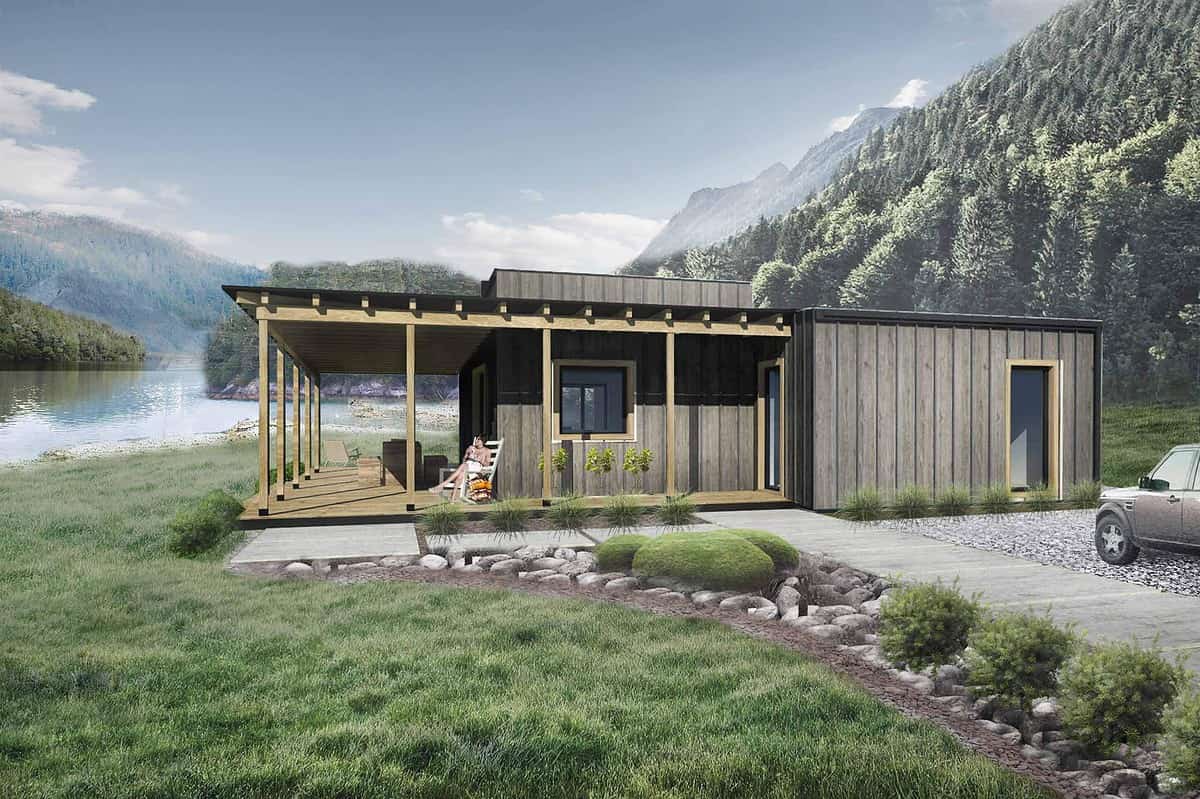 Truoba 115 lake house plan