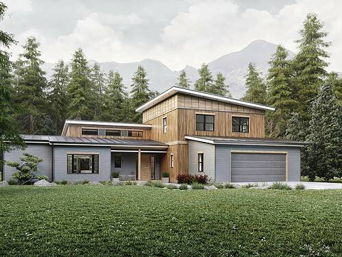 Truoba 118 house plan exterior