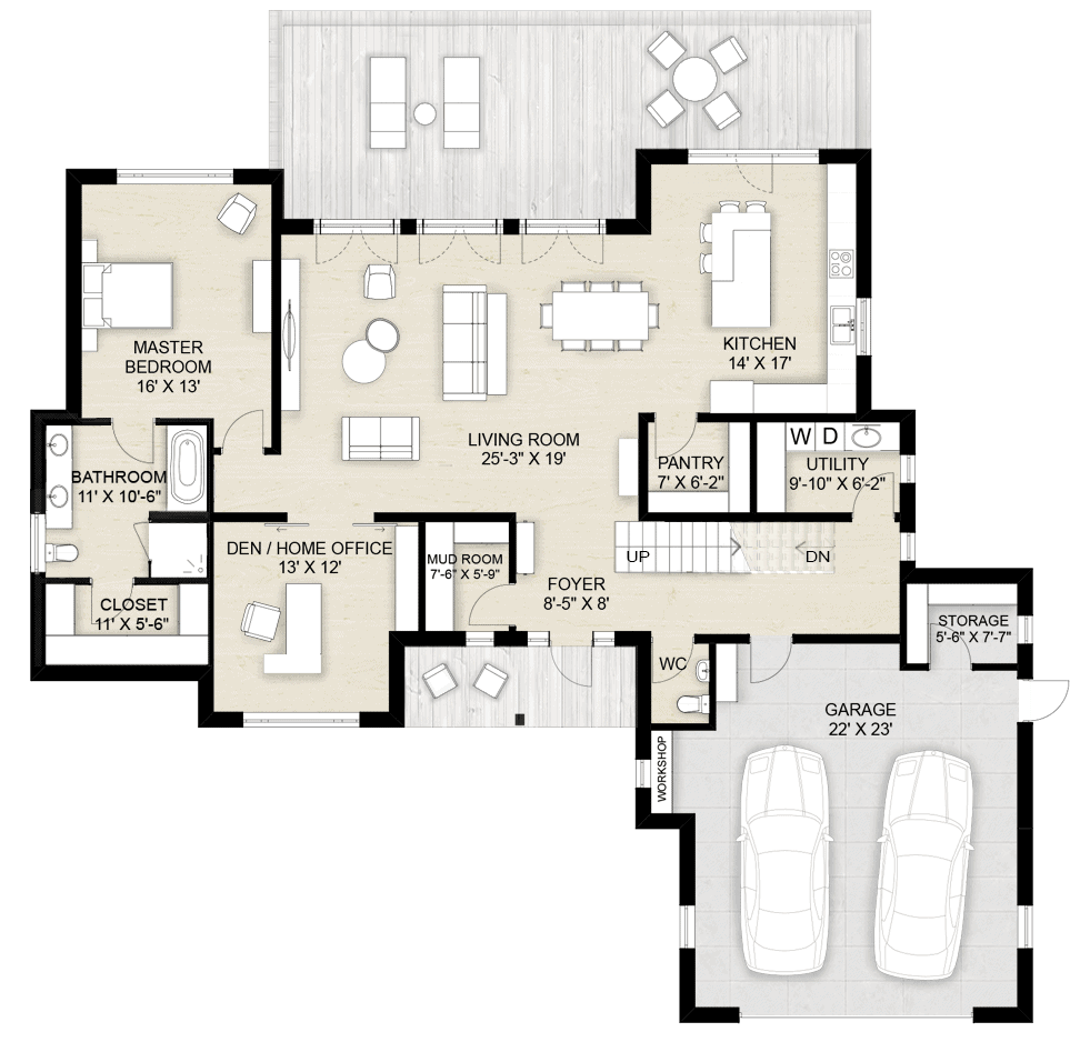 Truoba 118 Modern House Plan | Truoba Plan 924-13
