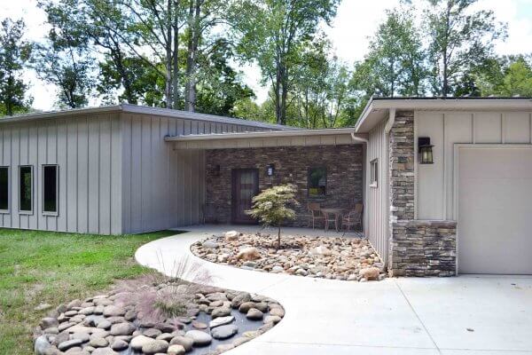 Truoba built house entrance in Tennessee