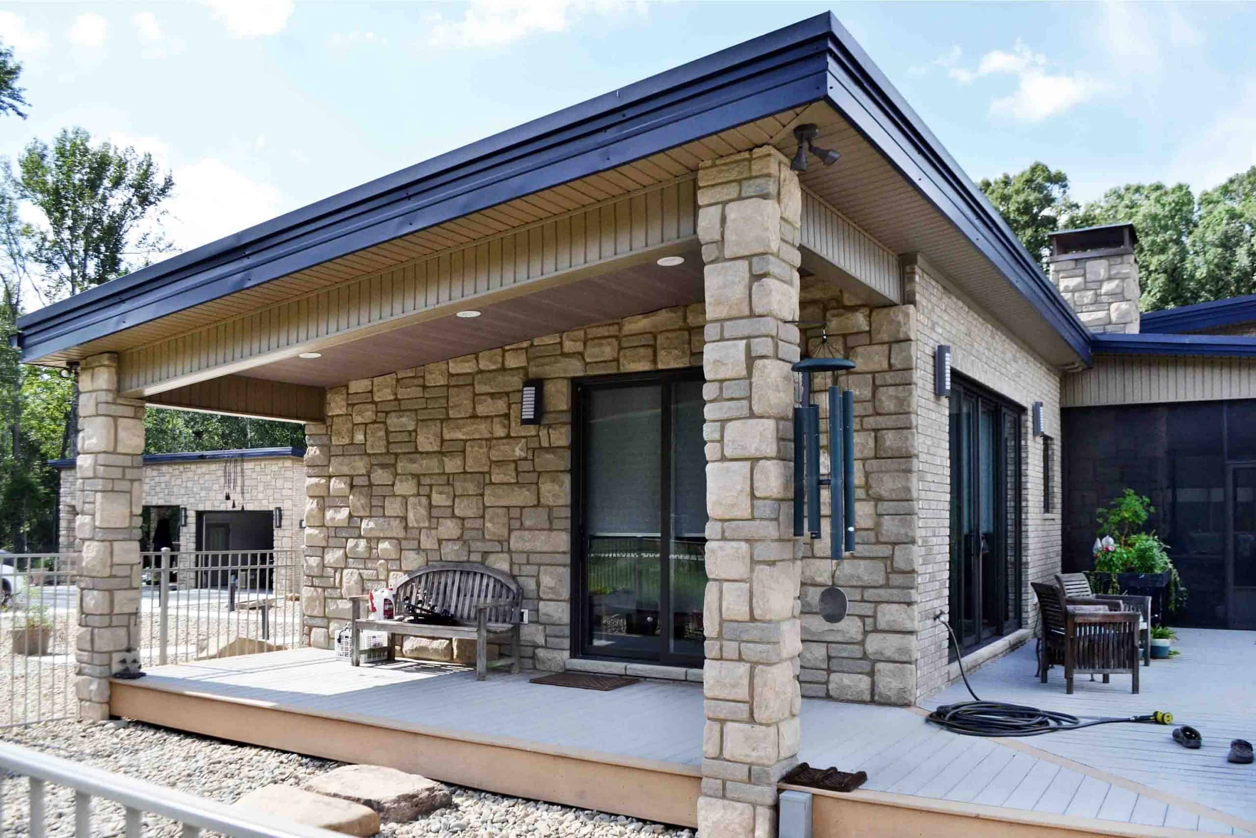 Truoba built house porch in South Carolina