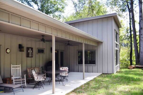 Truoba built house porch in Tennessee