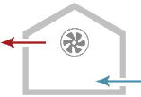 House ventilation icon