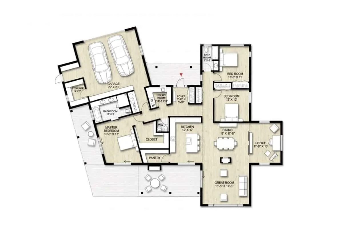Truoba Class 119 house floor plan