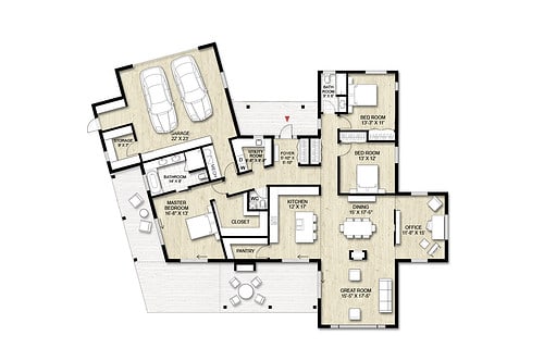 Truoba Class 119 house floor plan