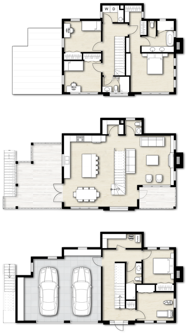 Custom home floor plan