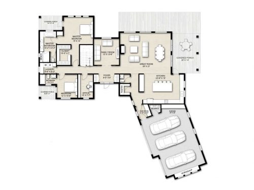 Truoba Class 519 first floor house plan