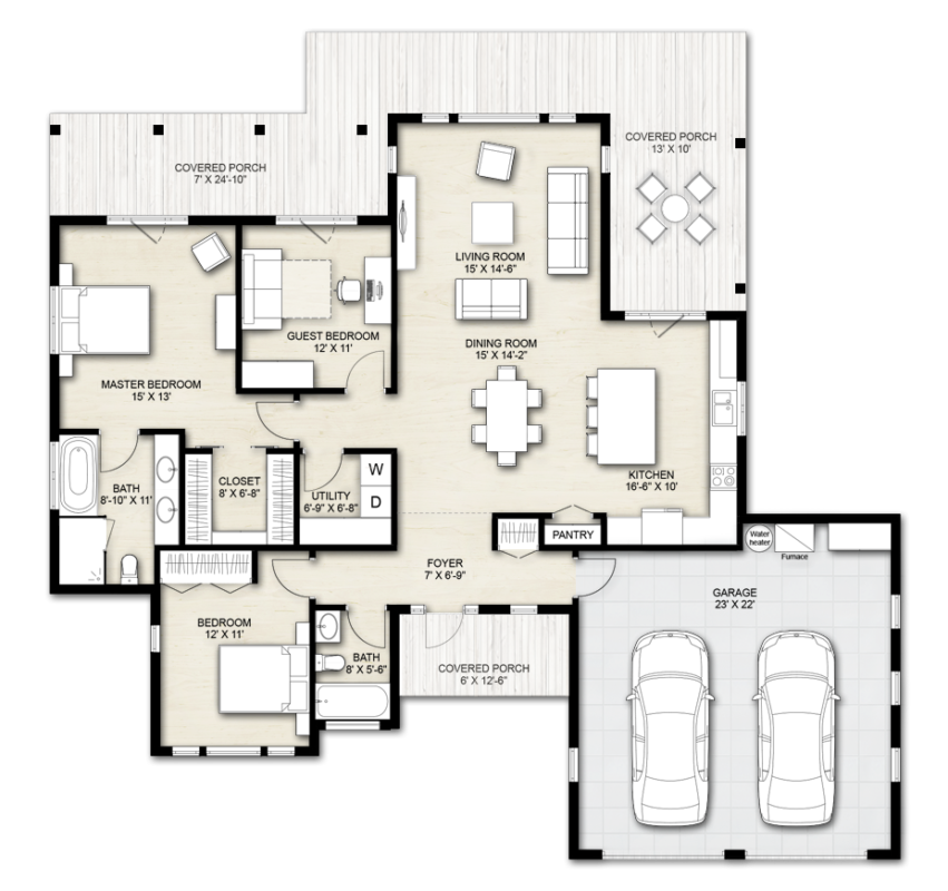 Mid Century Modern House Plans Created By The Architects