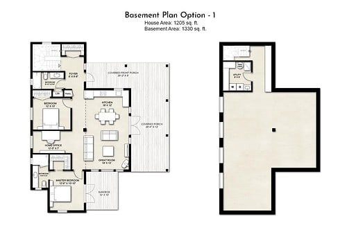 Sloped Lot Lake House Plans Walkout Basement