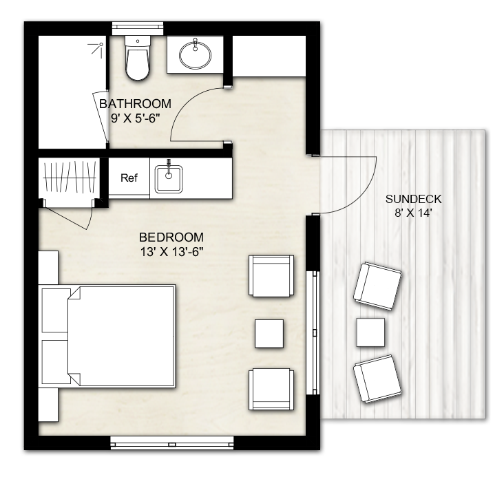 Truoba Cabin house floor plans