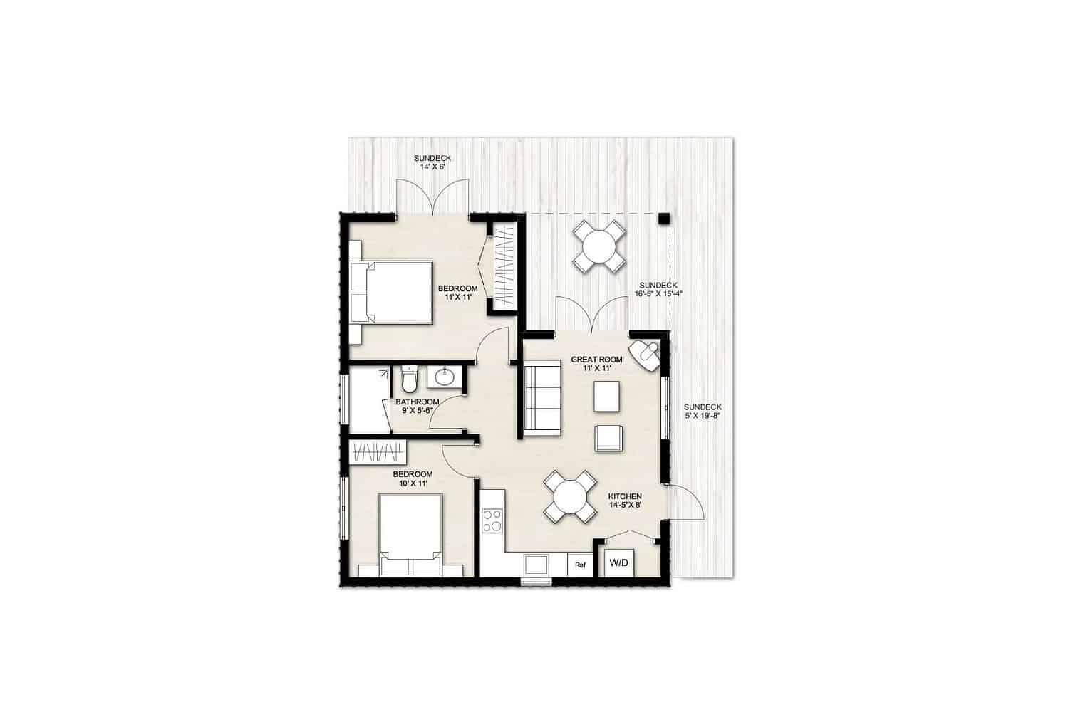 Truoba Mini 221 house floor plan