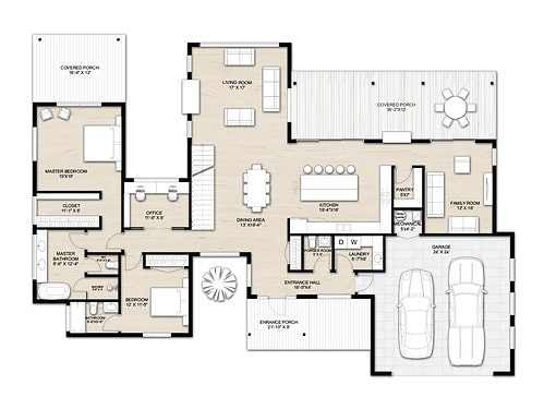 Truoba Class 520 4 bedroom house plan