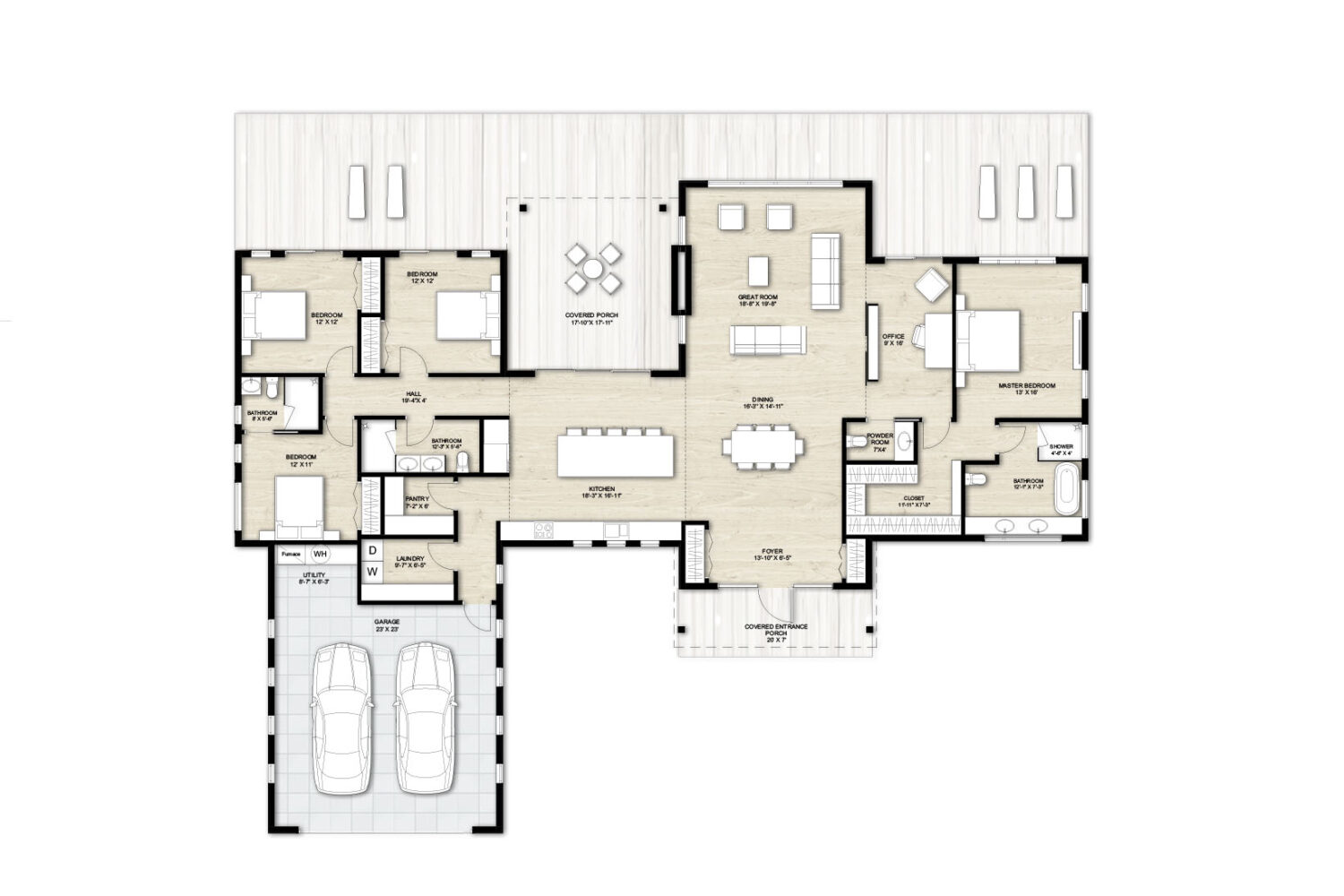 Truoba Class 521 4 bedroom house plan