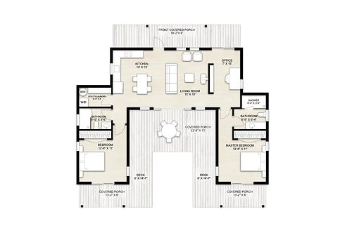 Truoba Mini 721 house plan