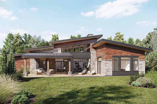Truoba 322 house rear elevation