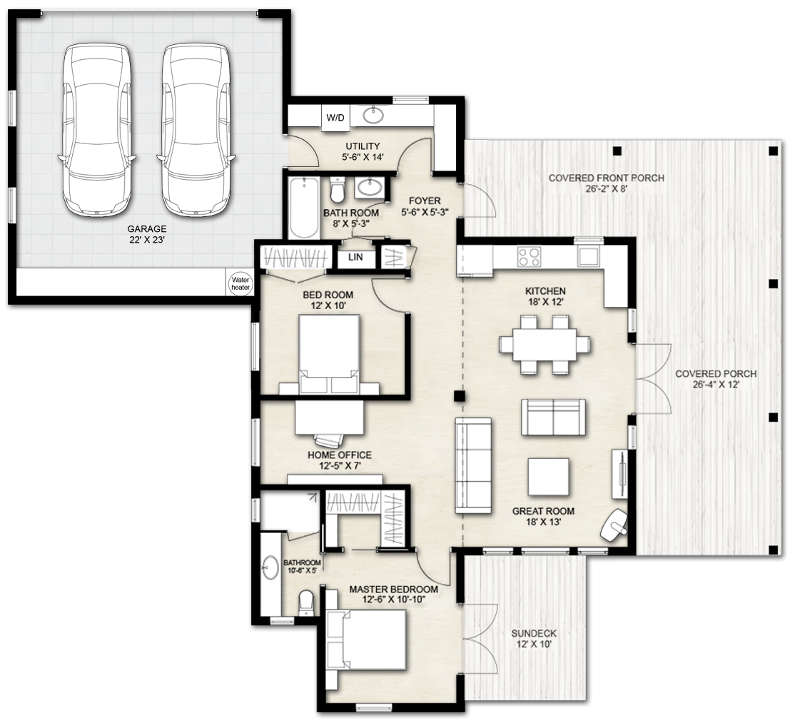 2 bedroom house plans with garage Home Design Ideas 2 bedroom house plans with garage Home Design Ideas