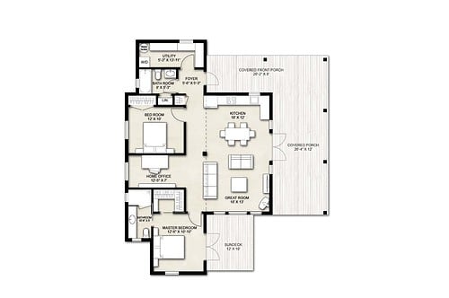 Truoba Mini 419 house floor plan