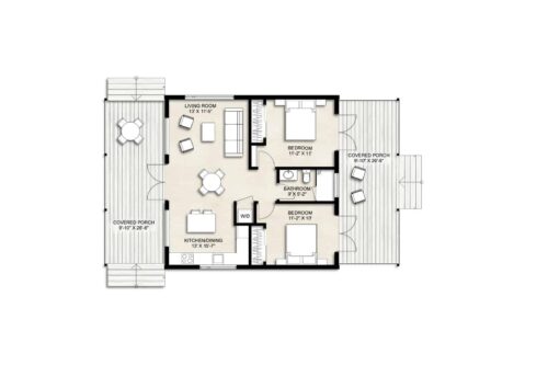 Truoba Mini 922 house plan