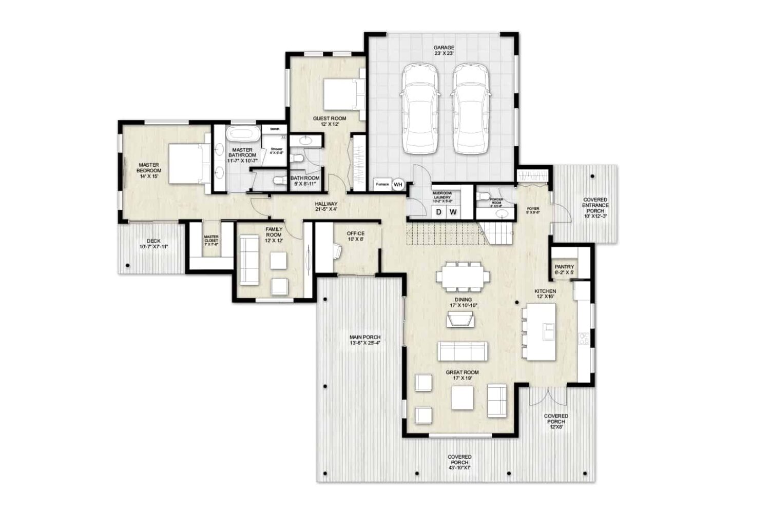 Truoba Class 1322 first floor plan