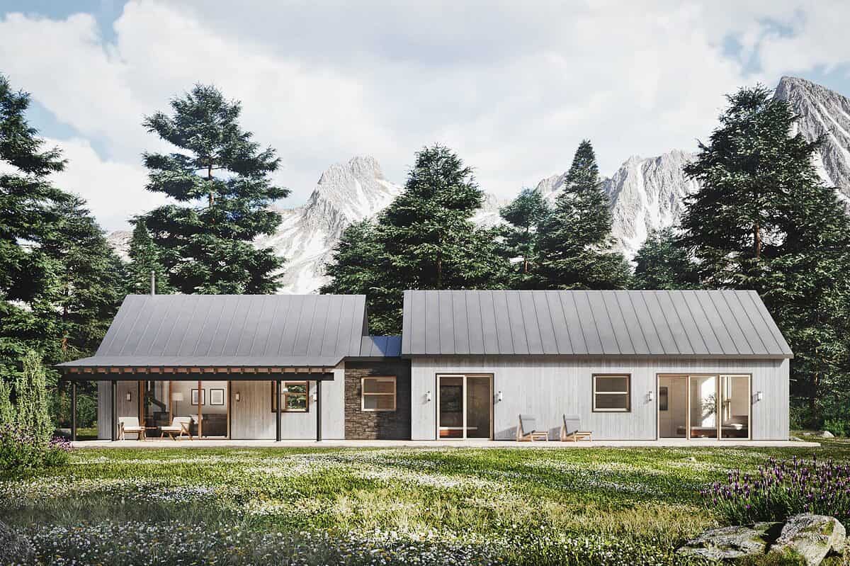 Truoba 2 bedroom mountain house plans