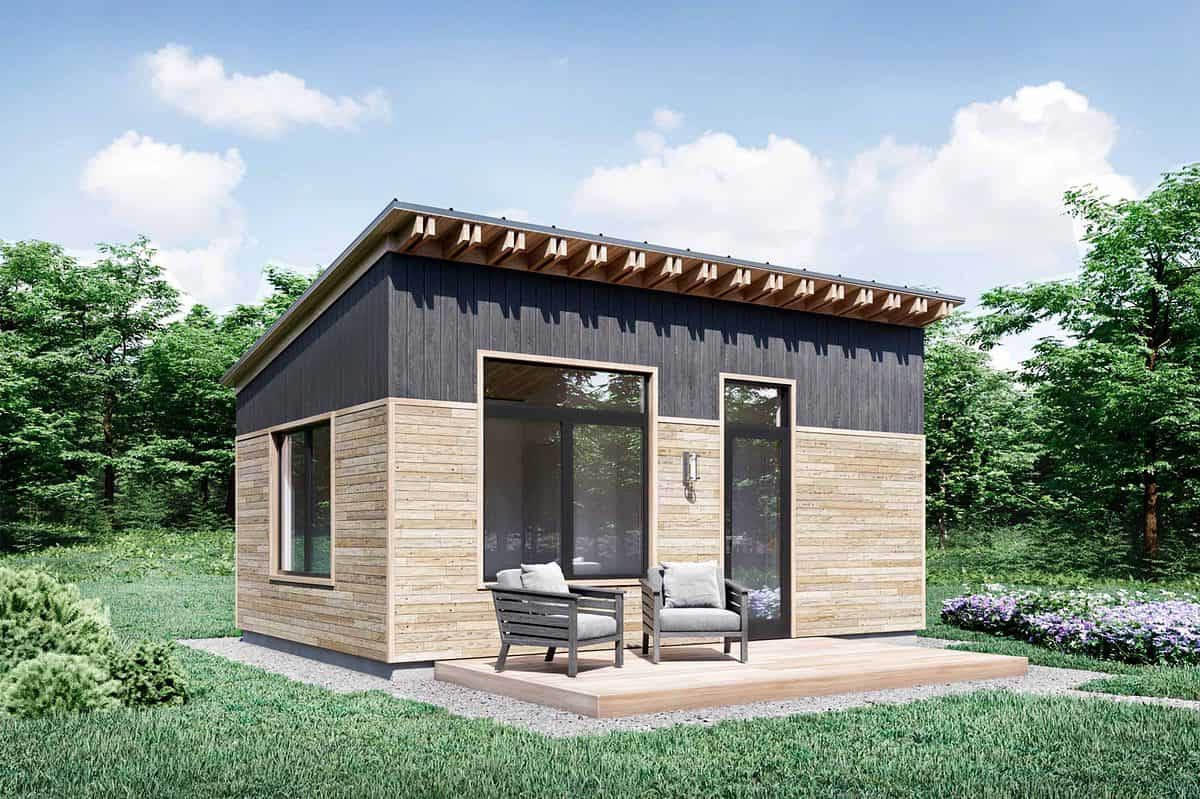 One Story Tiny House Floor Plans