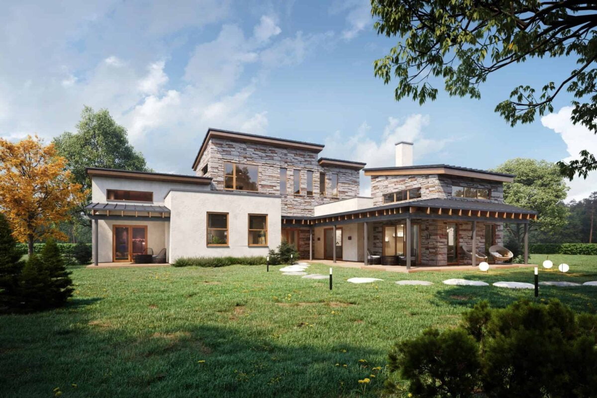 modern two story houses