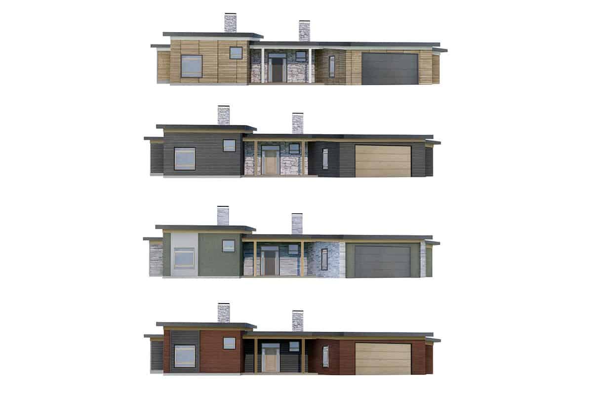 rustic modern houses