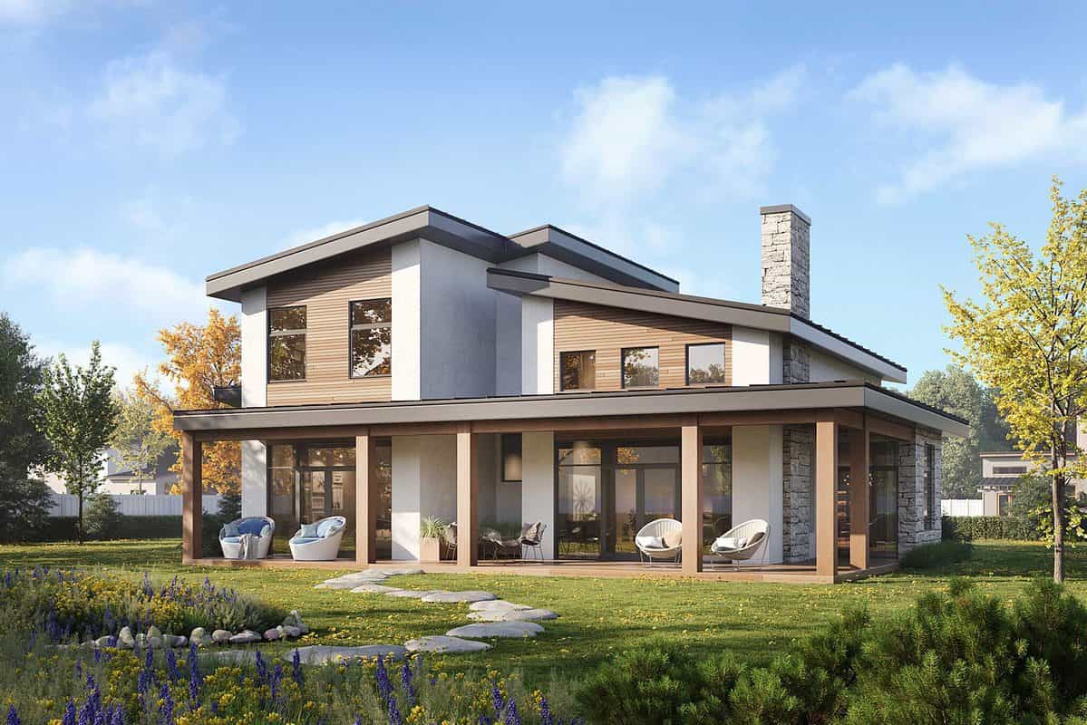 low budget modern 3-bedroom house design