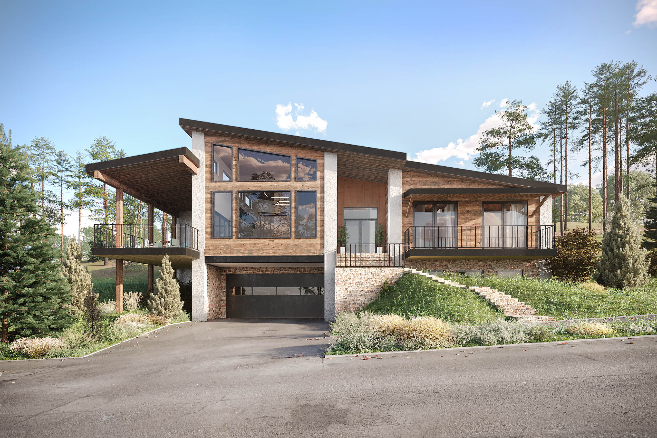 Custom Home Designs - Created by Truoba Residential Architects