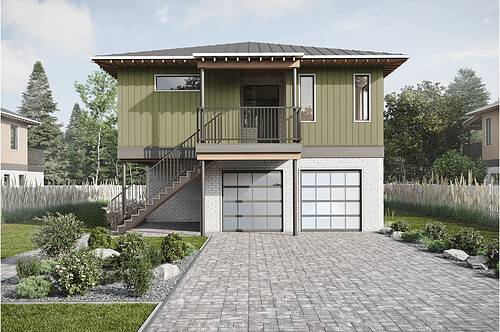 Truoba 123 hip roof ADU house