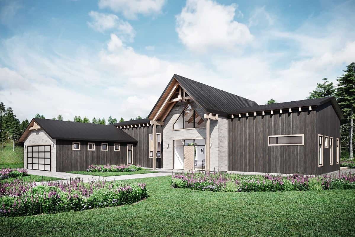 4 Car Garage House Plans