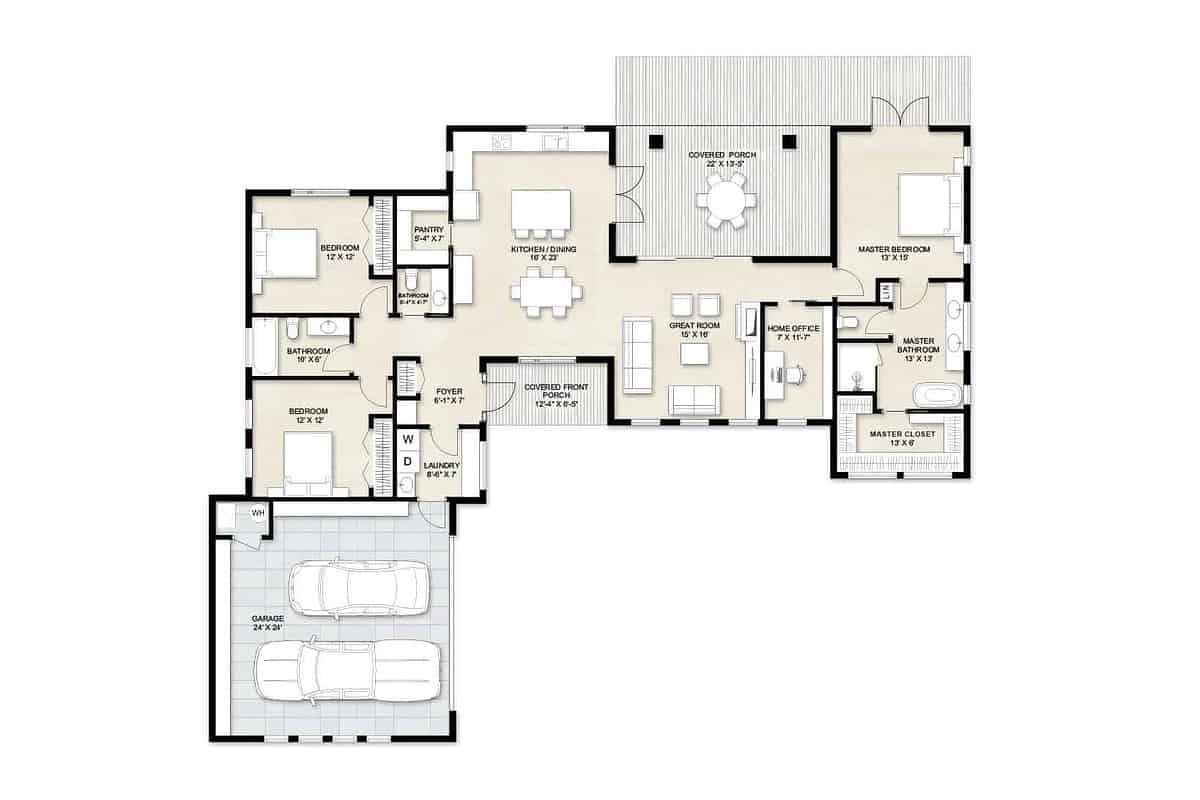 House Plans with Side Entry Garage
