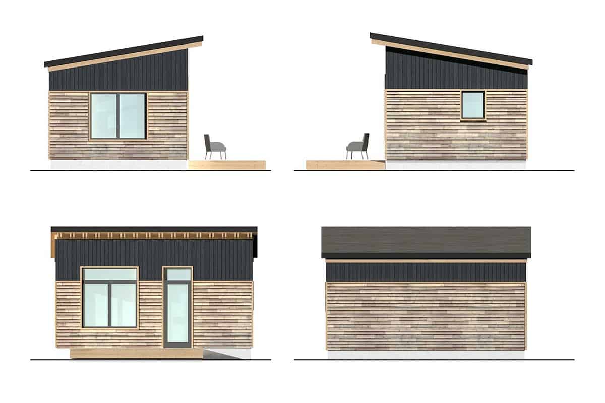 1-Bedroom ADU Floor Plans