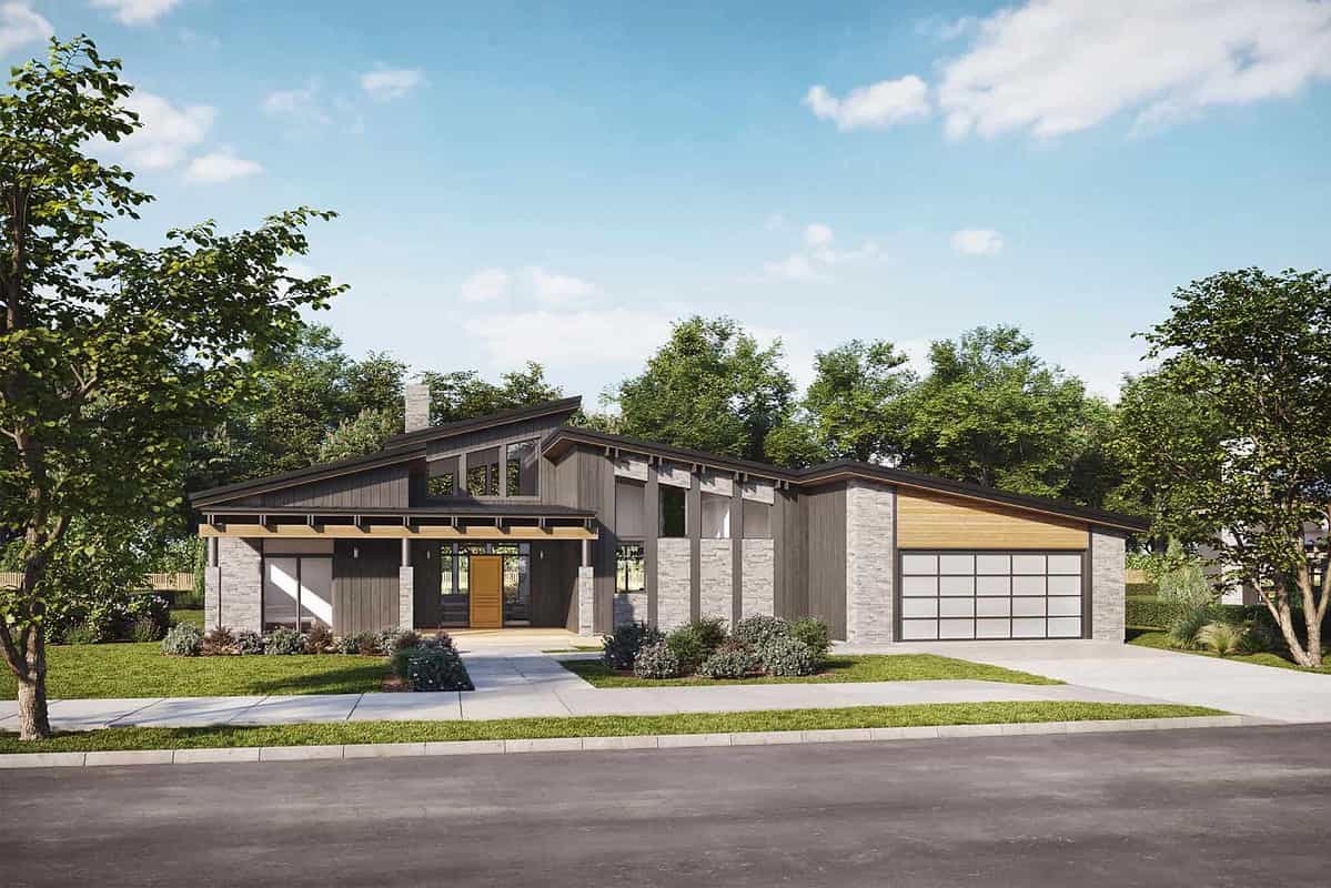 H-Shaped House Plans