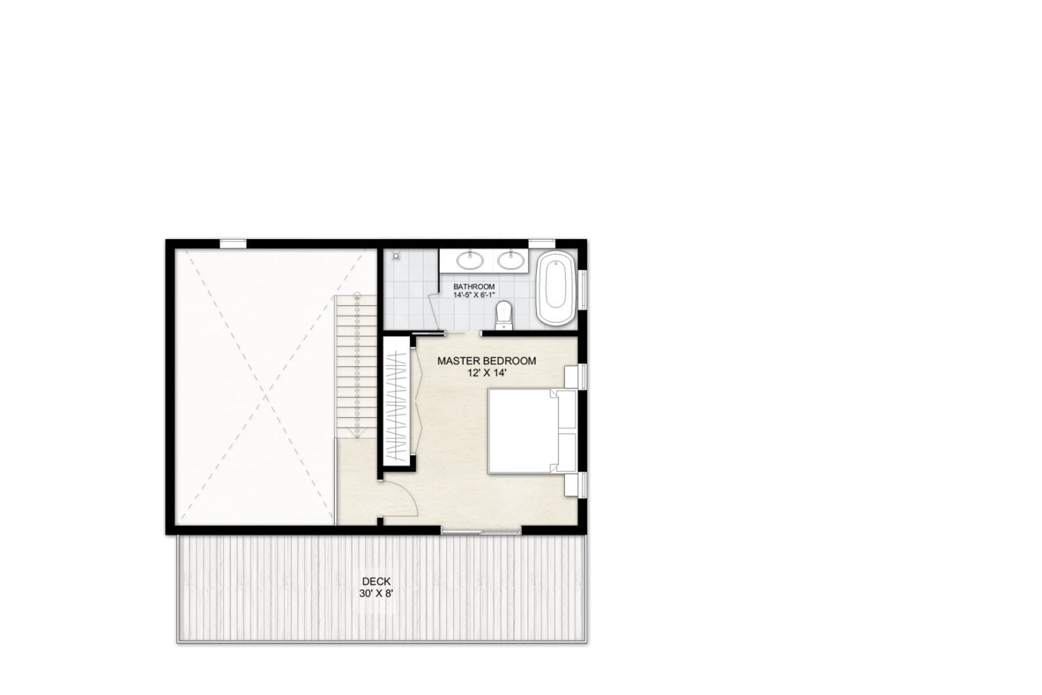 Tiny House Plan TM 623 with second floor