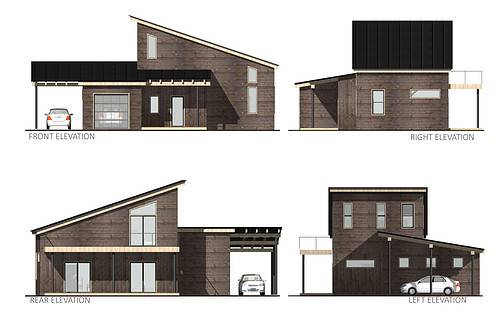 Tiny House Plan TM 623 with the second floor