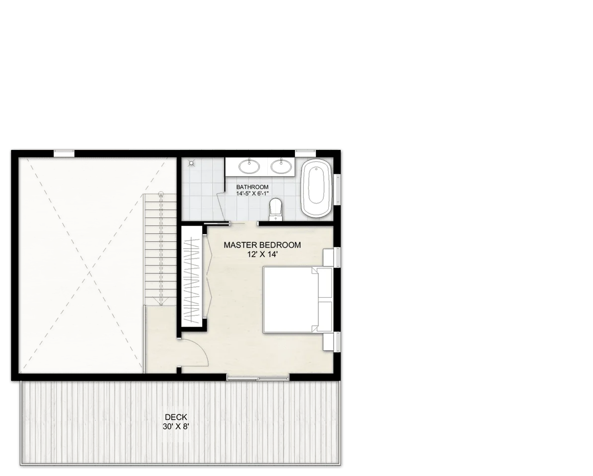 Truoba Mini 623 2 Floor House Plan