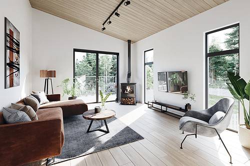 ADU House Plan T 723 with second floor