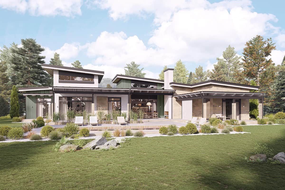 4 Bedroom House Plans - Truoba Architect