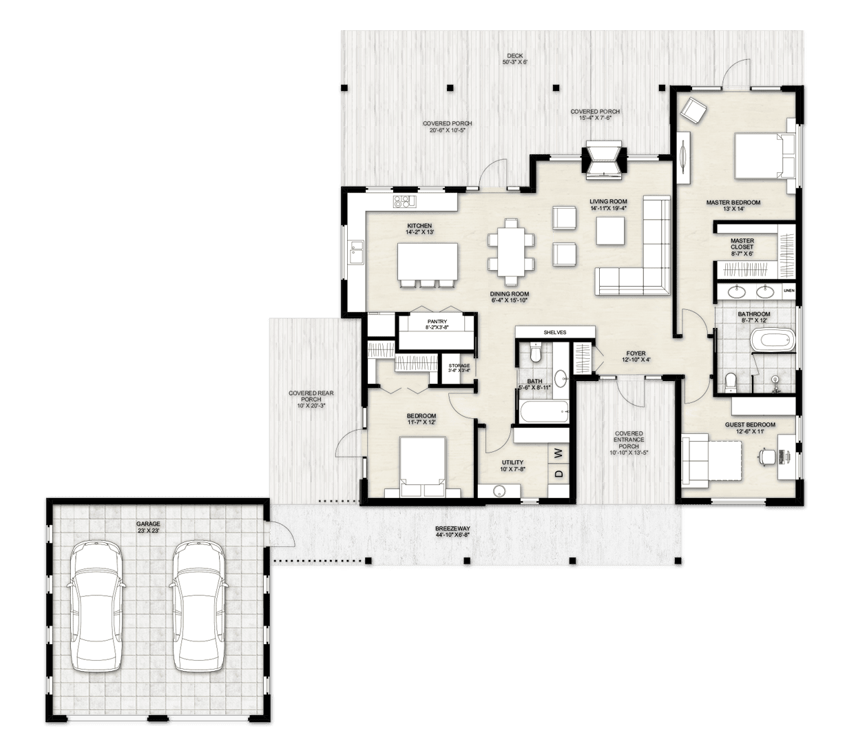 Truoba House Plan - 823