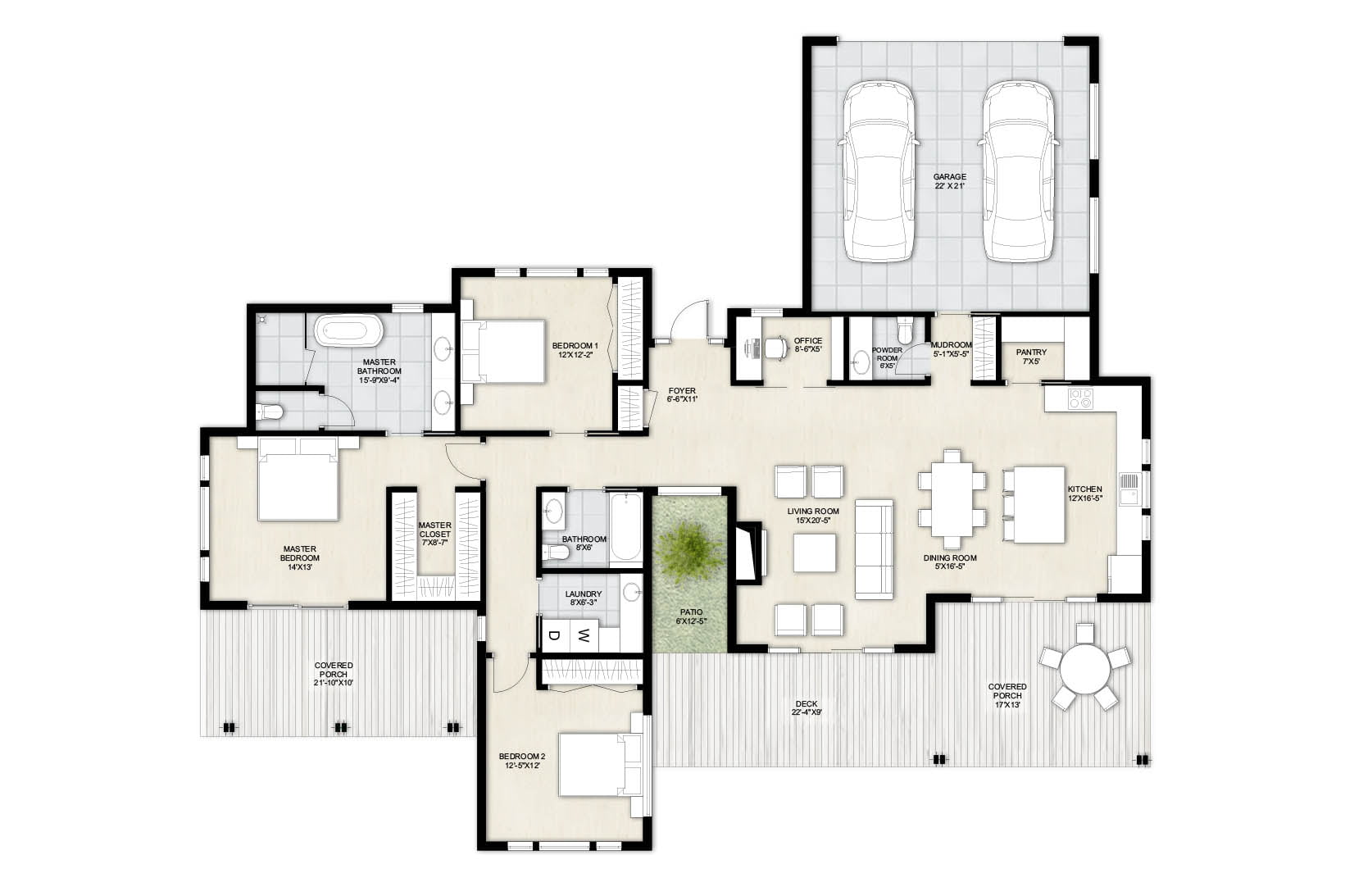 Truoba 423 3 Bedroom House Plan