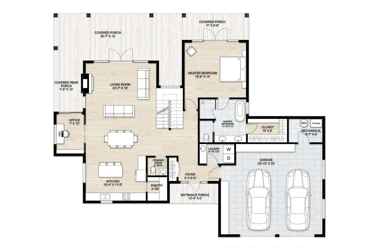 Truoba 1122 house floor plan