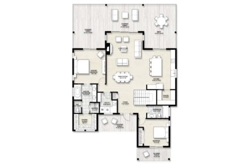 Truoba126 first floor house plan