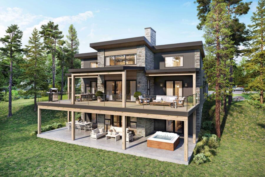 Truoba126 house rear